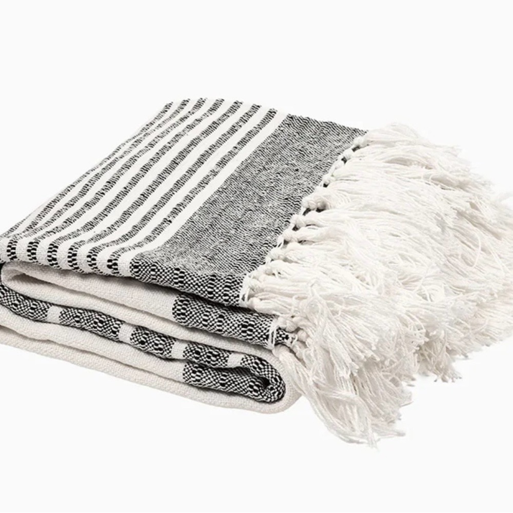 NEW Uncommon James black and white throw bracelet